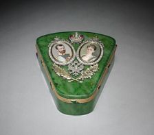 Quasi-Triangular Box, c. 1895. Creator: Karl Karlovitch Hahn (Russian), firm of