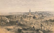 Quarantine Cemetery and Church with French Battery No. 50 1856. Artist: Georges McCulloch
