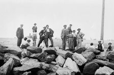 Quarantined on Hoffman Isl'd, between c1910 and c1915. Creator: Bain News Service