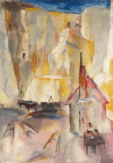 Quarry, 1927. Creator: Vilmos Aba-Novák