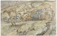 Quarry at Pontresina, 1869. Creator: Jozef Israels
