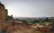 Quarry around Lyon 1805-1856. Artist: Nicolas Victor Fonville
