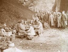 Quarry, Balleroy, northern France, c1914-c1918