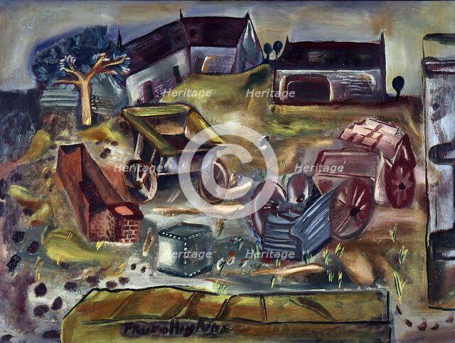 Quarry Farm, Wiltshire,  c1937. Creator: Frances Hodgkins.