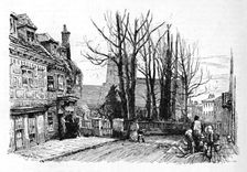 Quarry Street, with St. Mary's 1886. Artist: John Fulleylove
