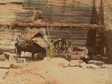 Quarrying Stone, about 1873-1883. Creator: Shinichi Suzuki I