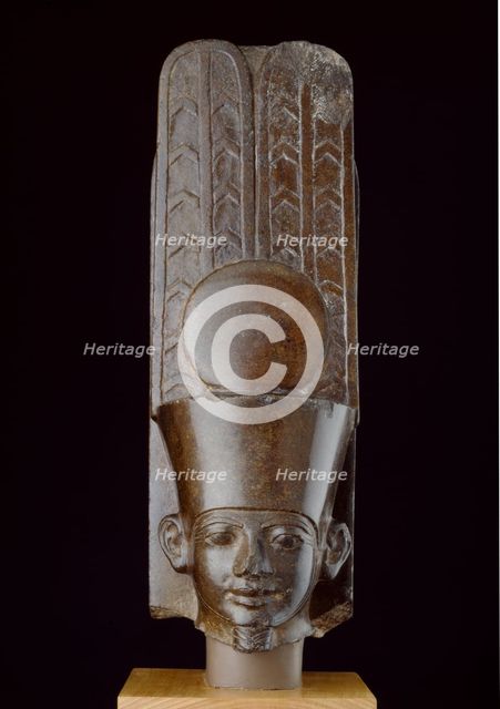 Quartzite head of Amun, XXVth Dynasty (c770 BC-c715 BC). Artist: Unknown.