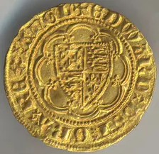 Quarter Noble of Edward III (r. 1327-77), British, 1327-77. Creator: Unknown