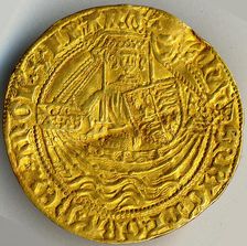 Quarter Noble of Edward III (r. 1327-77), British, 1327-77. Creator: Unknown