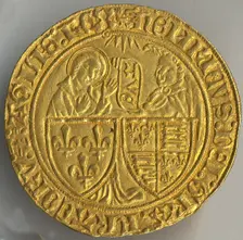 Quarter Noble of Henry VI (1422-61), British, 15th century. Creator: Unknown