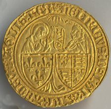 Quarter Noble of Henry VI (1422-61), British, 15th century. Creator: Unknown