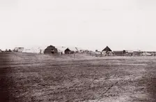 Quartermaster and Ambulance Camp, Brandy Station, Virginia, 1861-65. Creator: Tim O'Sullivan