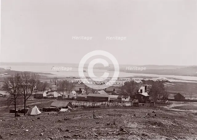 Quartermaster and Ambulance Camp, Brandy Station, Virginia, 1861-65. Creator: Tim O'Sullivan.