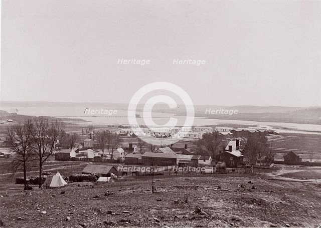 Quartermaster and Ambulance Camp, Brandy Station, Virginia, 1861-65. Creator: Tim O'Sullivan.
