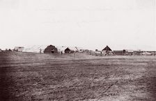 Quartermaster and Ambulance Camp, Brandy Station, Virginia, 1861-65. Creator: Tim O'Sullivan