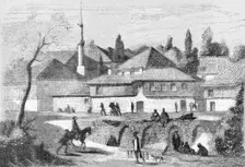 Quarters of the staff of the Turkish Army at Schumla 1854. Creator: Unknown