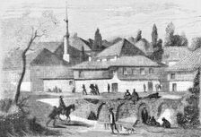 Quarters of the staff of the Turkish Army at Schumla 1854. Creator: Unknown