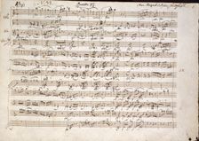 Quartetto VI, 1785. Creator: Mozart