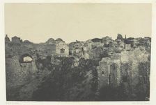 Quartier Occidental, Jérusalem; Palestine, 1849/51, printed 1852. Creator: Maxime du Camp