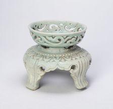 Quatrefoil Cup Stand, Korea, Goryeo dynasty (918-1392), mid-12th century. Creator: Unknown