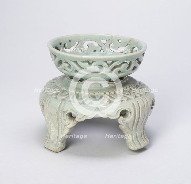 Quatrefoil Cup Stand, Korea, Goryeo dynasty (918-1392), mid-12th century. Creator: Unknown.