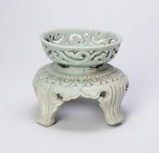 Quatrefoil Cup Stand, Korea, Goryeo dynasty (918-1392), mid-12th century. Creator: Unknown