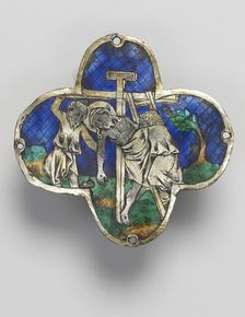 Quatrilobed Plaque: The Descent from the Cross, c. 1350-1400. Creator: Unknown