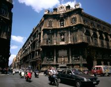 Quattro Canti, Palermo, Sicily, Italy. Creator: Peter Thompson