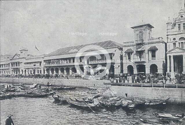 'Quay at Singapore', 1924. Artist: Unknown.