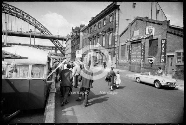 Quayside, Newcastle Upon Tyne, c1955-c1980. Creator: Ursula Clark.