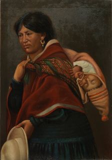 Quechua Mother, ca. 1890-1892. Creator: Unknown