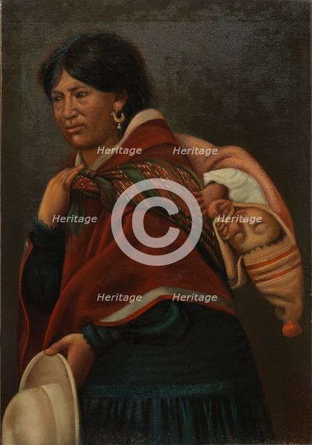 Quechua Mother, ca. 1890-1892. Creator: Unknown.