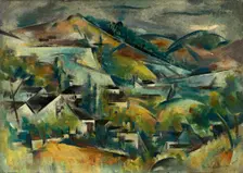 Quebec, ca. 1925. Creator: Preston Dickinson