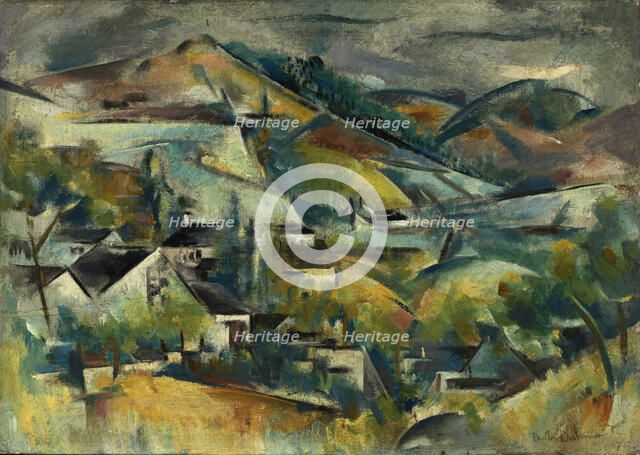 Quebec, ca. 1925. Creator: Preston Dickinson.