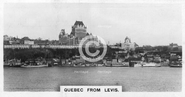 Quebec from Levis, Canada, c1920s. Artist: Unknown