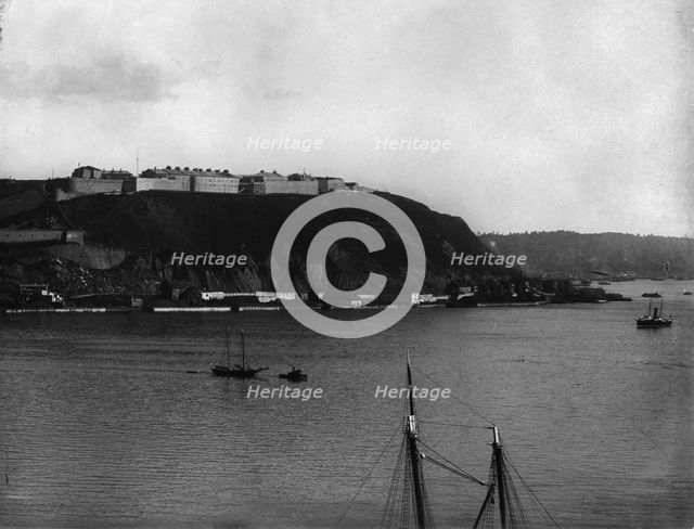 Quebec from Levis, between 1890 and 1906. Creator: Unknown.