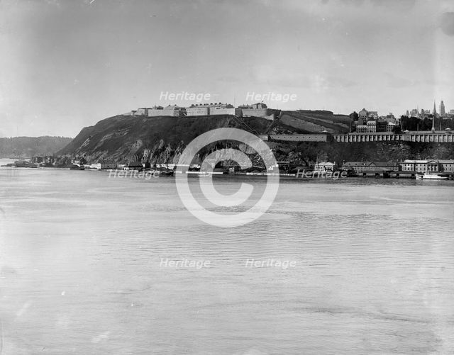 Quebec from Levis, between 1910 and 1920. Creator: Unknown.