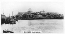Quebec Harbour, Canada, c1920s