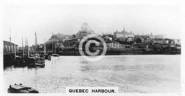 Quebec Harbour, Canada, c1920s. Artist: Unknown