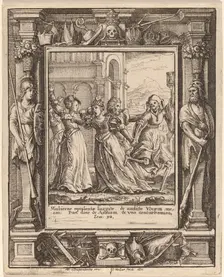 Queen, 1651. Creator: Wenceslaus Hollar