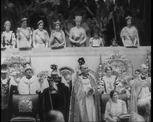 ...Queen Consort Mary of Teck, the Princess Royal...,1937. Creator: British Pathe Ltd
