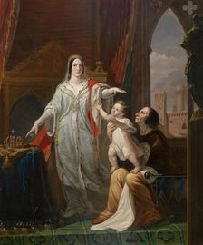 Queen Constance securing for her son Frederick the Crown of Sicily