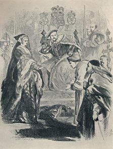 Queen Catherine: Lord Cardinal, -To You I Speak.., c1890, (1923) Artist: Sir John Gilbert