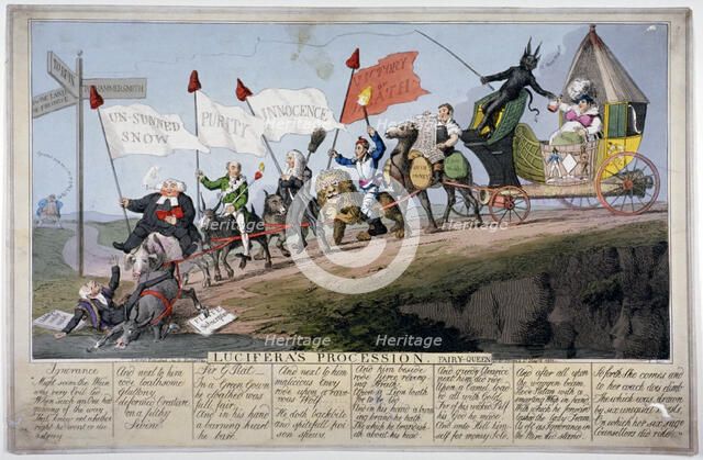 Queen Caroline's procession                                      Artist: Anon