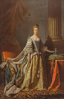 Queen Charlotte, probably 1762-66. Creator: Allan Ramsay