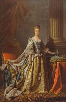 Queen Charlotte, probably 1762-66. Creator: Allan Ramsay