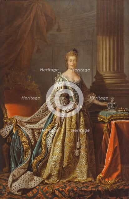 Queen Charlotte, probably 1762-66. Creator: Allan Ramsay.