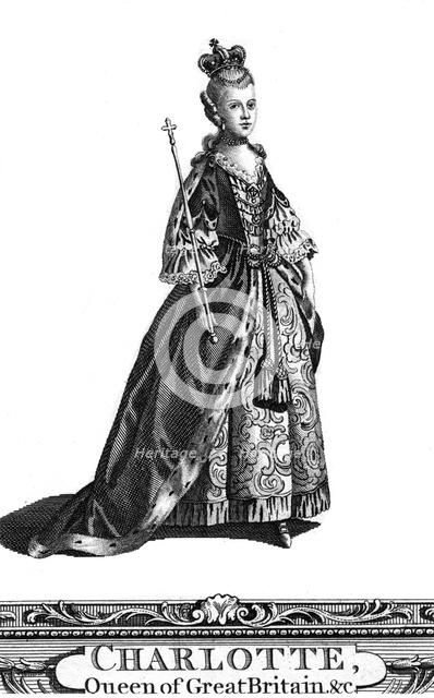 Queen Charlotte, queen consort of George III of the United Kingdom. Artist: Unknown
