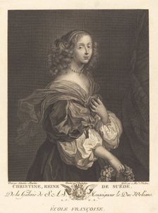 Queen Christina of Sweden. Creator: Pierre Alexandre Tardieu