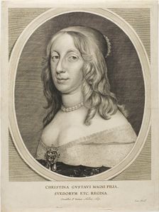 Queen Christine of Sweden, n.d. Creator: Adriaen van de Venne